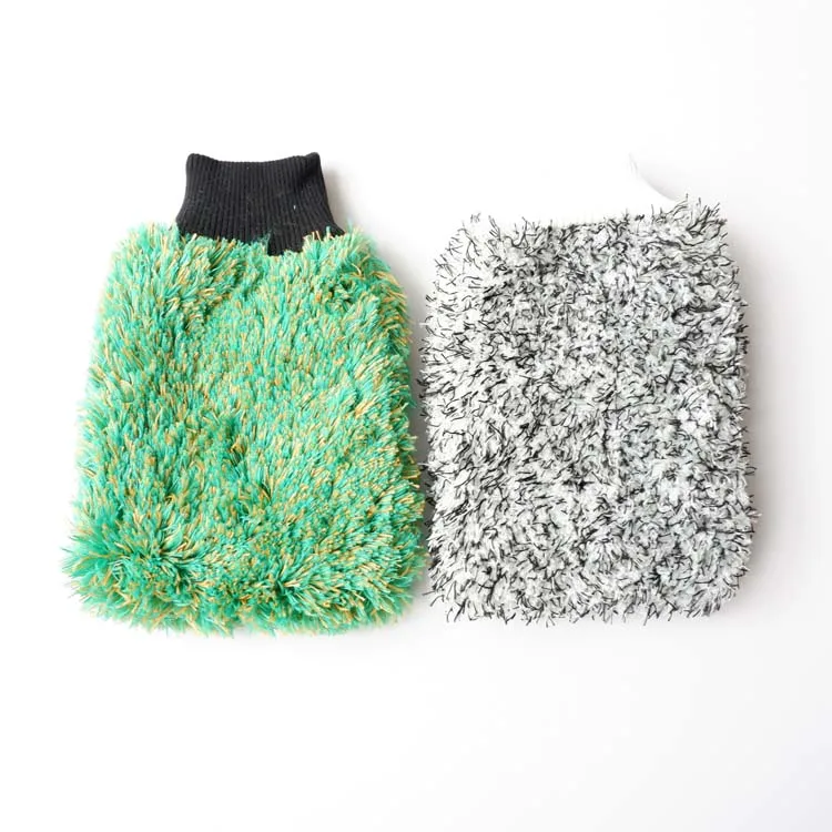 
Professional manufacturer custom microfiber chenille car wash mitt 