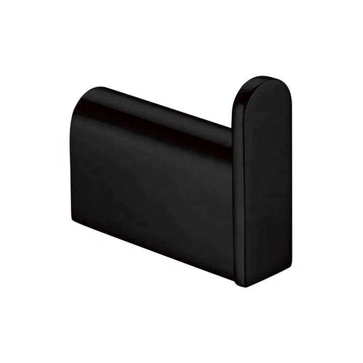Xintaihua 202 Luxury Matt Black Hotel Wall Hanger Stainless Steel Robe Hook Bathroom Accessories
