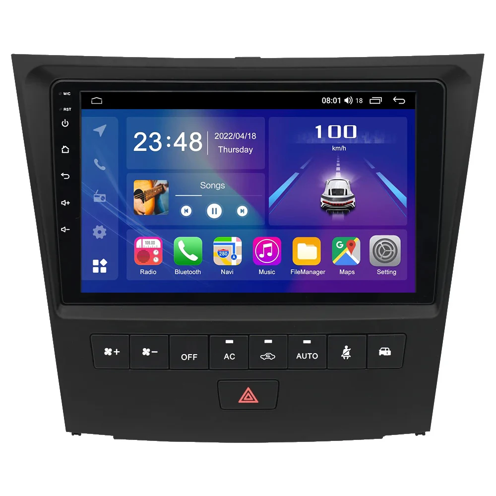 Для Lexus GS300 350 400 430 450 460 2004-2011 лет Android 12 автомобильный монитор carplay DSP RDS встроенный в радио плеер 5 1 HIFI