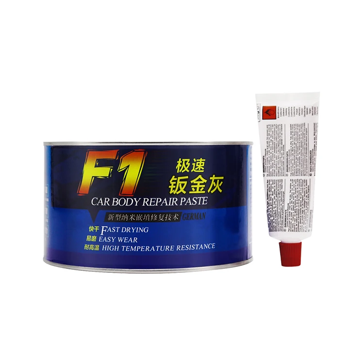 
car body repair paste easy wear high temperature resistant metal plate putty 