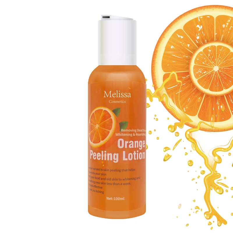 OEM Private Label Body Whitening Lotion Yellow Oil peeling gel exfoliate