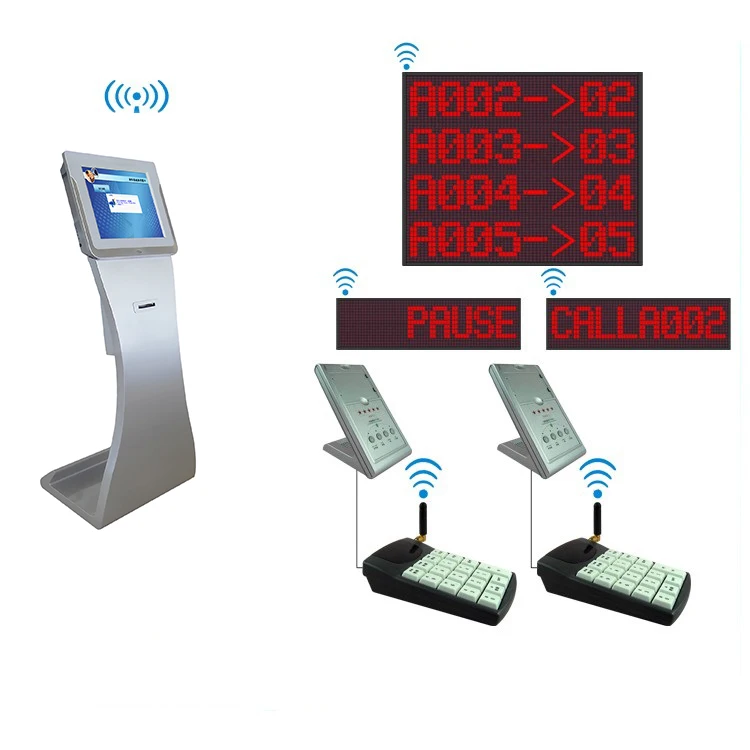 
Touch Screen Restaurant Payment Self Service Kiosk With 80mm Thermal Receipt Printer And Card Reader 