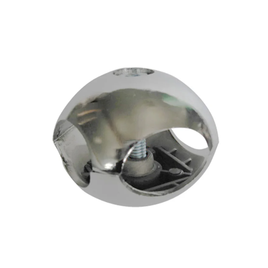 Metal chrome 3 way 25mm round tube joint joker