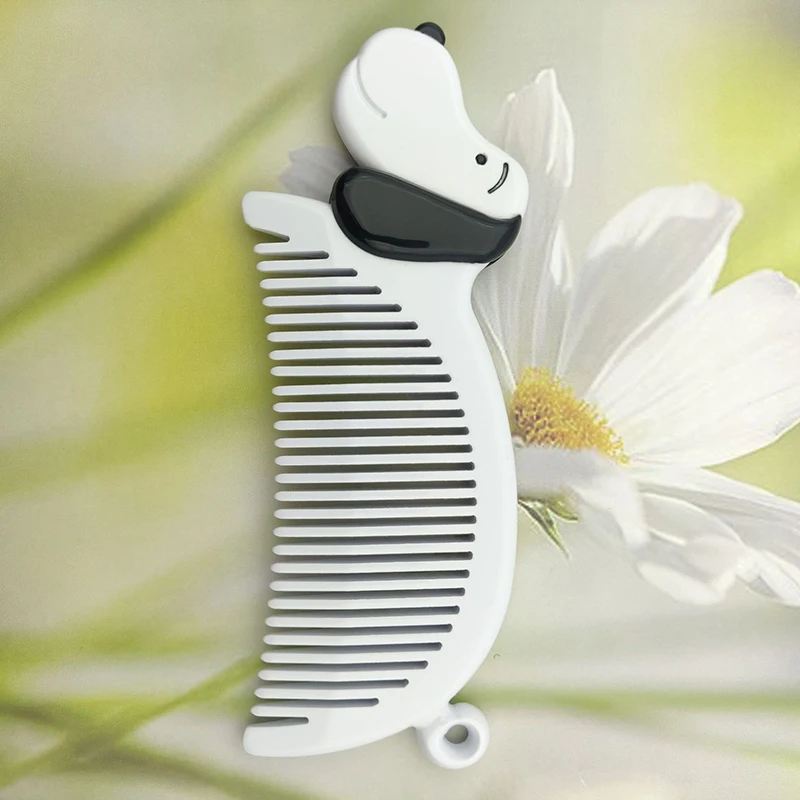 Korean acetic acid hairdressing comb anti-static mini dog wide tooth thickened comb exquisite portable washing comb