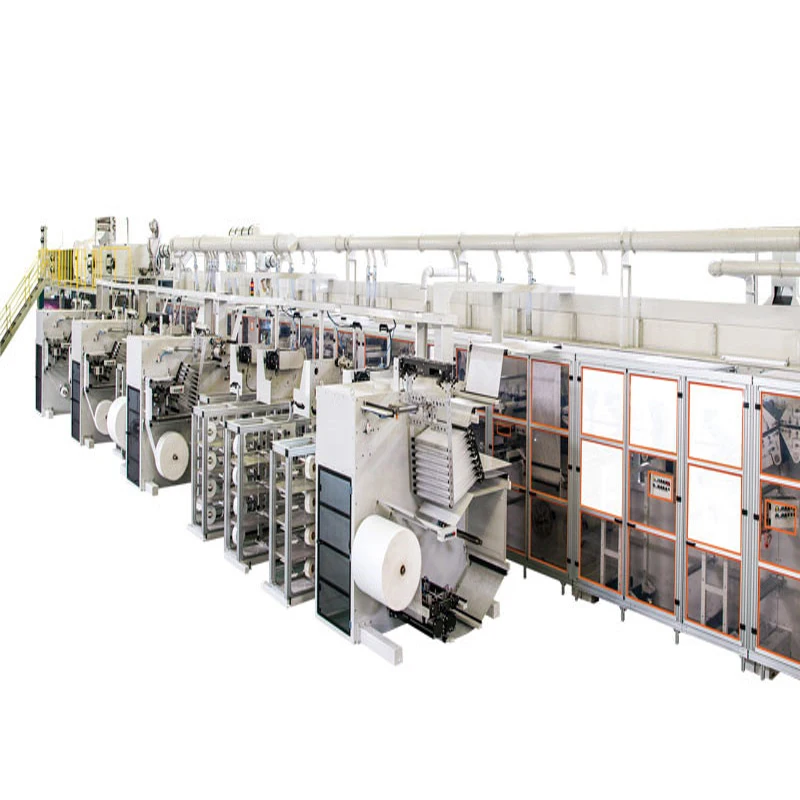 Экономичная полностью автоматическая машина для подкладки под подкладки для взрослых, производственная линия под подкладом