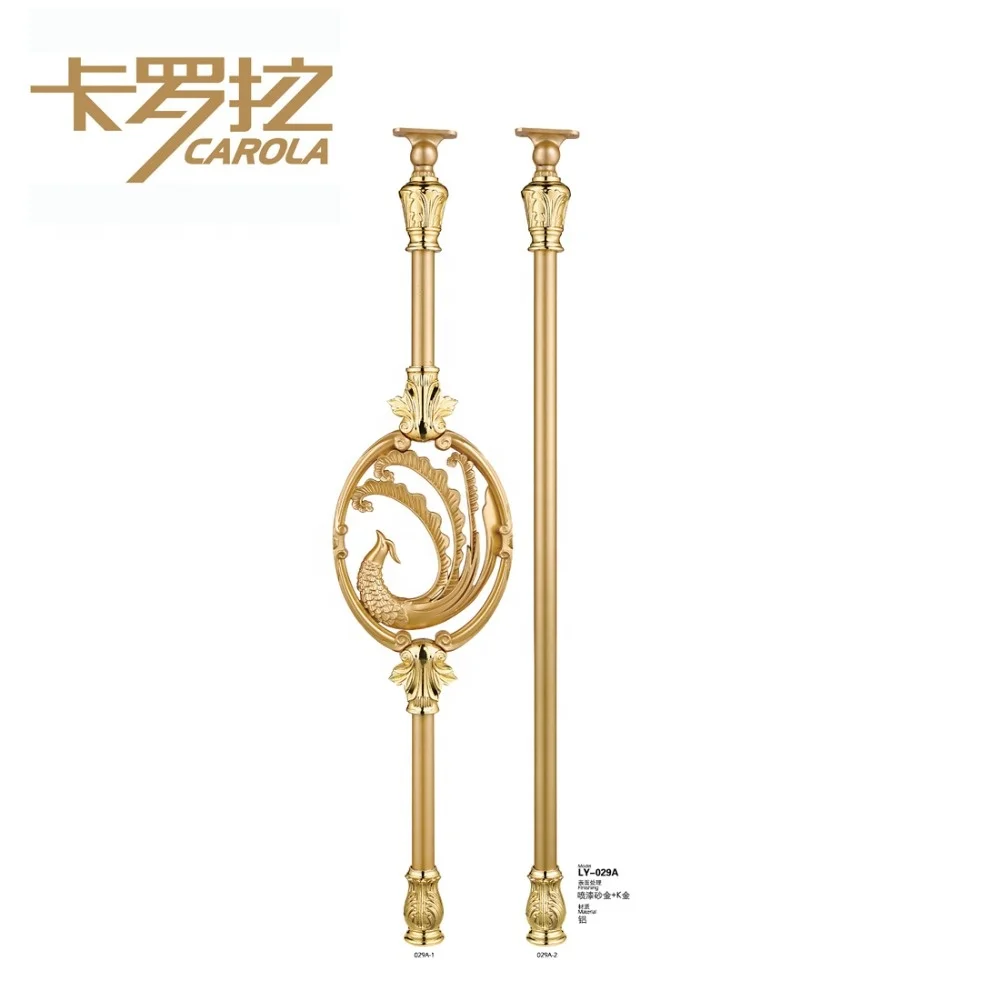 Casting aluminum european copper handrail