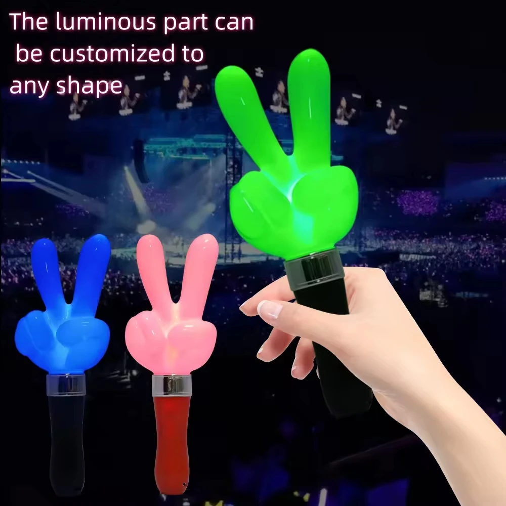 Glow stick Glow love flash five-pointed star stick sound maracas stick than heart activity custom logo wholesale