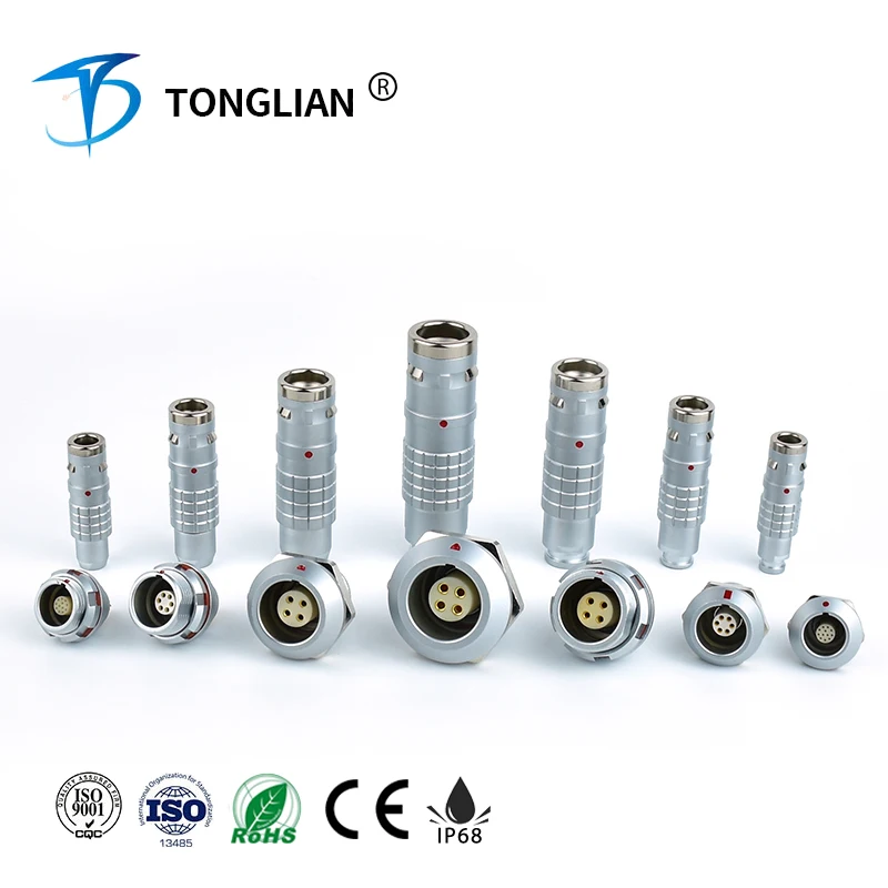TT K series 0K 1K 2K 3K FGG EGG Plug and socket Aviation Circular connector IP68 Waterproof Manufactures