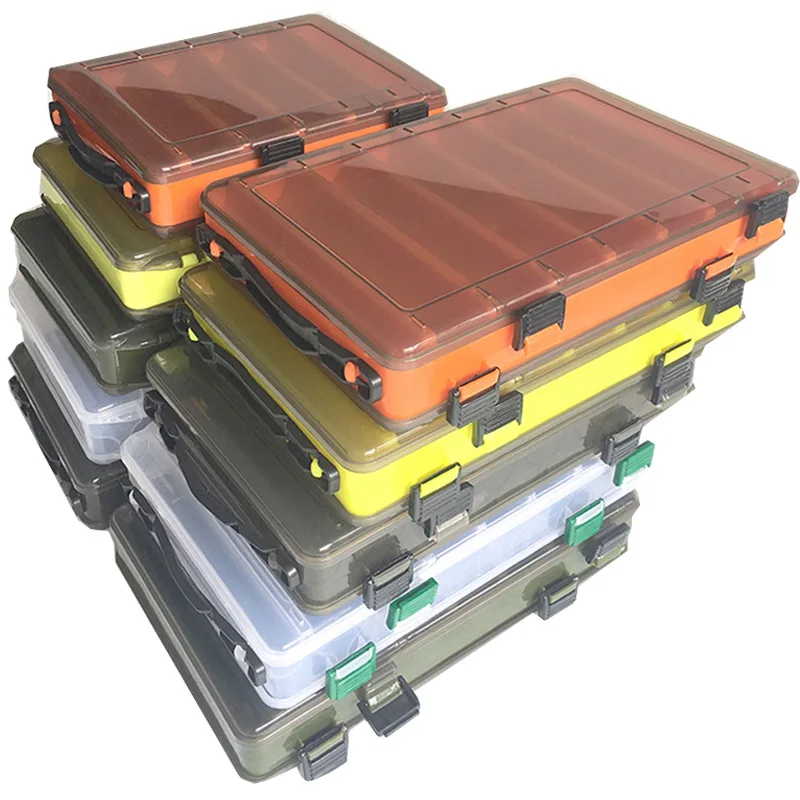 
Two size 5 colors multifunction high quality hard plastic lure box fishing box 