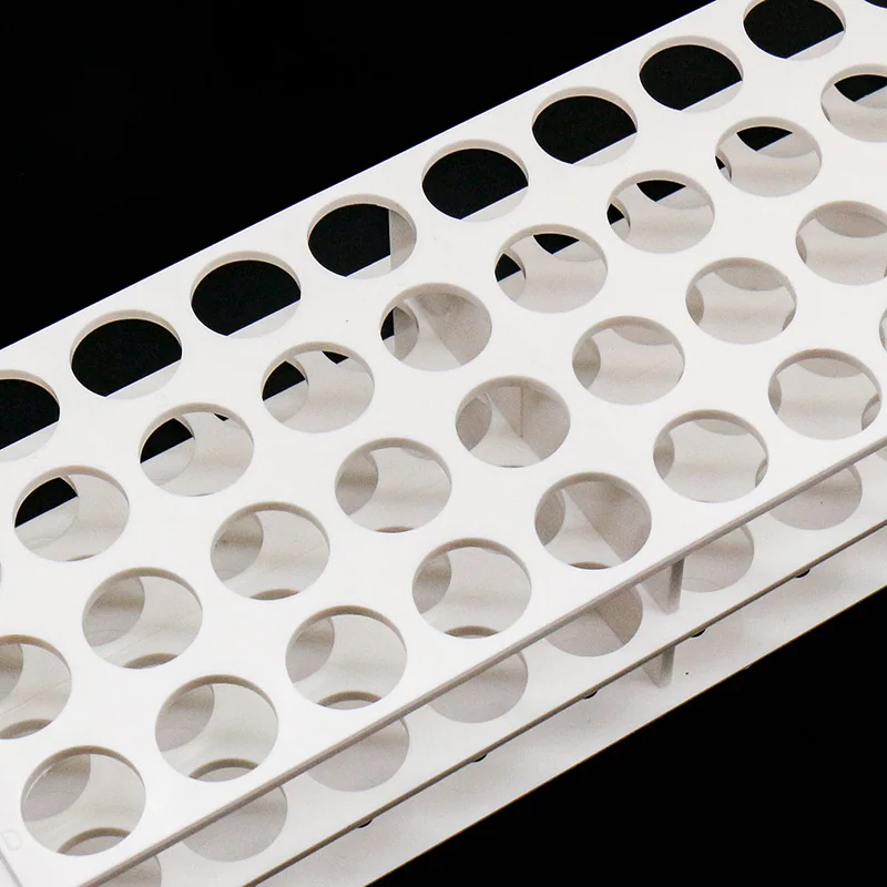 laboratory equipments plastic  one- piece test tube rack