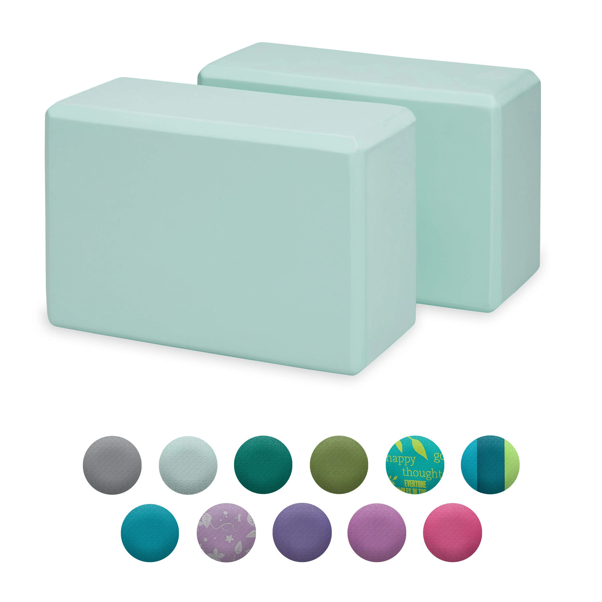 Wholesale Eco Friendly Custom EVA Yoga Block Custom Logo Printed Yoga Brick Manufacture Yoga Blocks