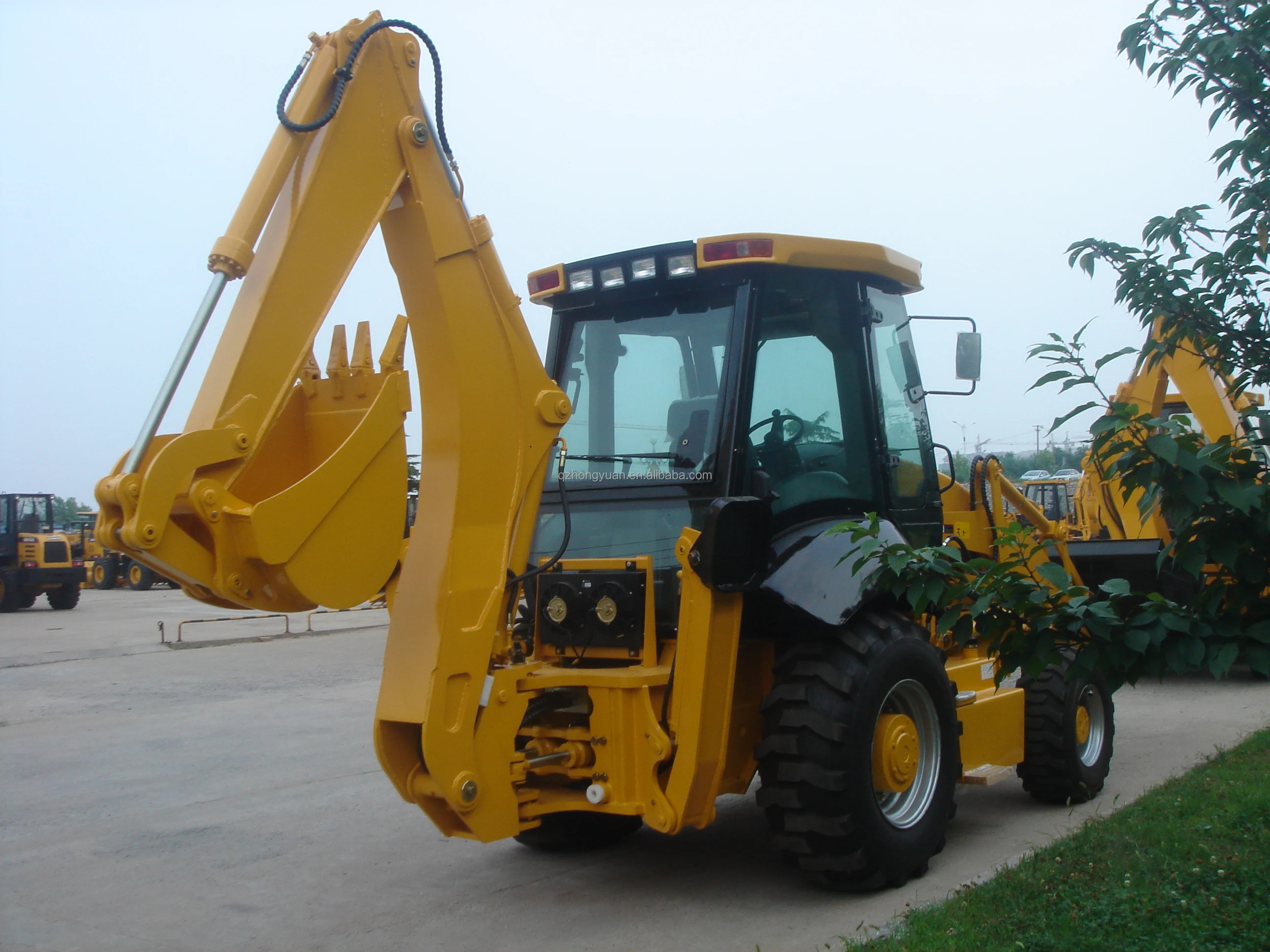 New Design Liugong 4X4 Mini Jcb Wheel Backhoe Excavator Back Hoe Loader