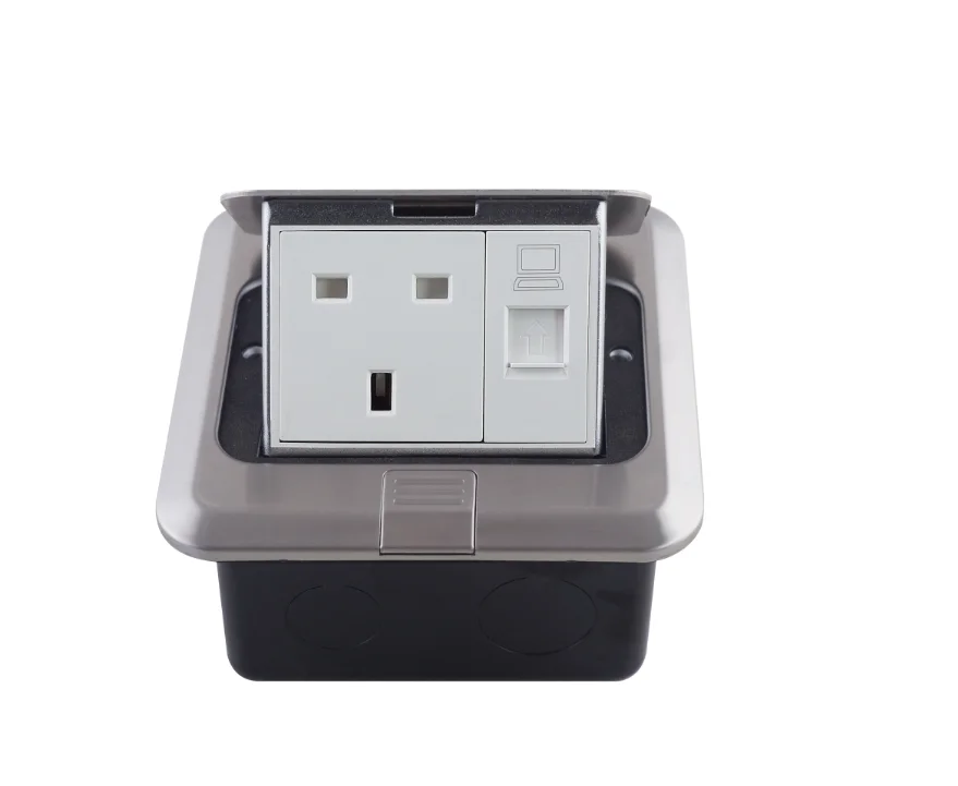 UK british BS standard International stainless steel pop-up covers  usb floor power ground outlet socket