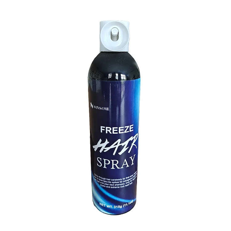 OEM  Fast Drying Keratin Silk Protein Extract Hair Freezing Spray Extra Hold For Hair