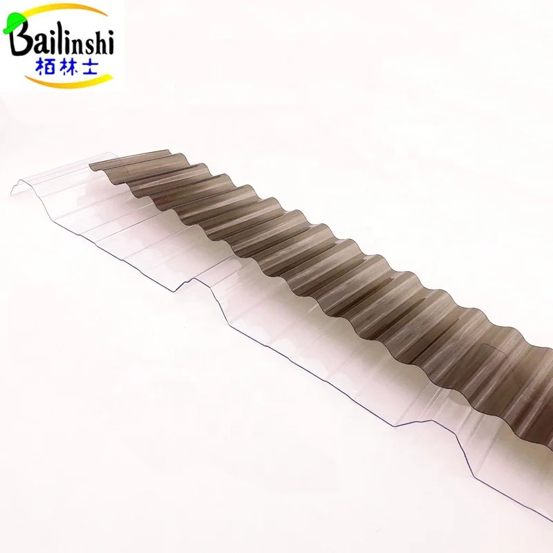 Transparent PC Roof Sheet Product name polycarbonate corrugated plastic roofing sheets