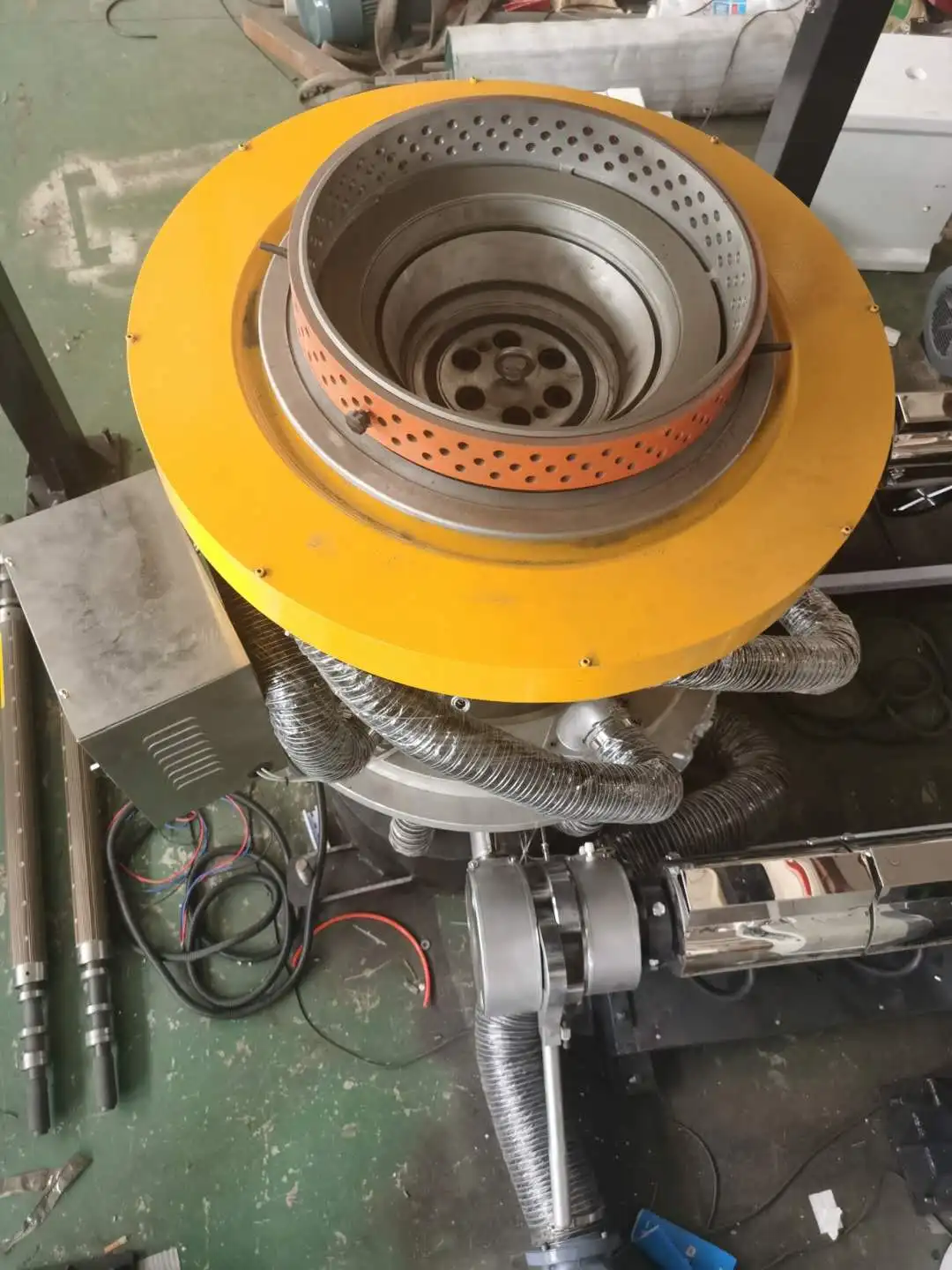 Double layer rotation die HDPE/LDPE/LLDPE/EVA/PBAT/PLA biodegradable price of plastic PE film extrusion machine