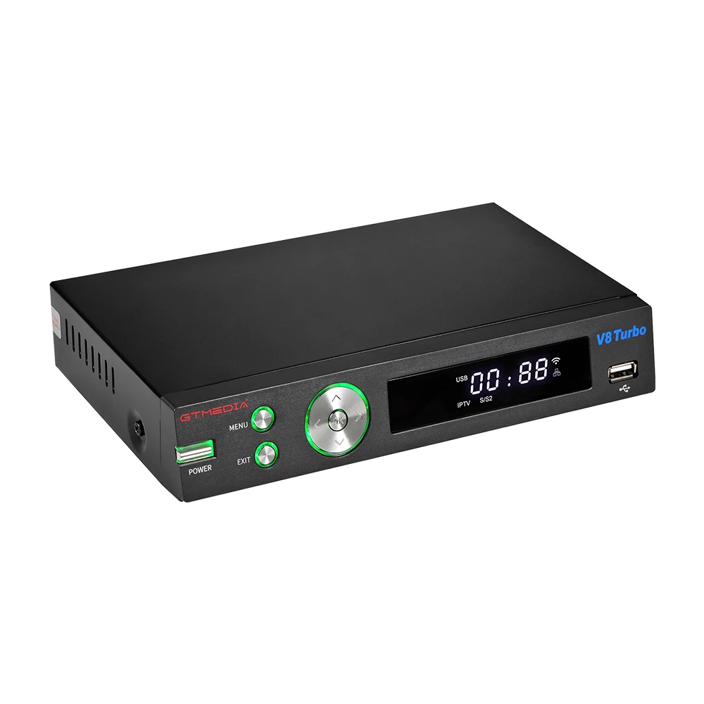  Новинка 2020 заводская цена приставка GTMEDIA V8 Turbo DVB-S/S2/S2X + DVB-T/T2/Cable/J. 83b поддержка BISS auto roll Full