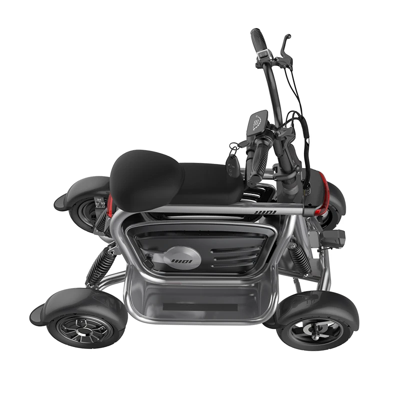 Foldable perfect travel transformer 4 wheel electric golf mobility scooter 800 watts for elderly adult