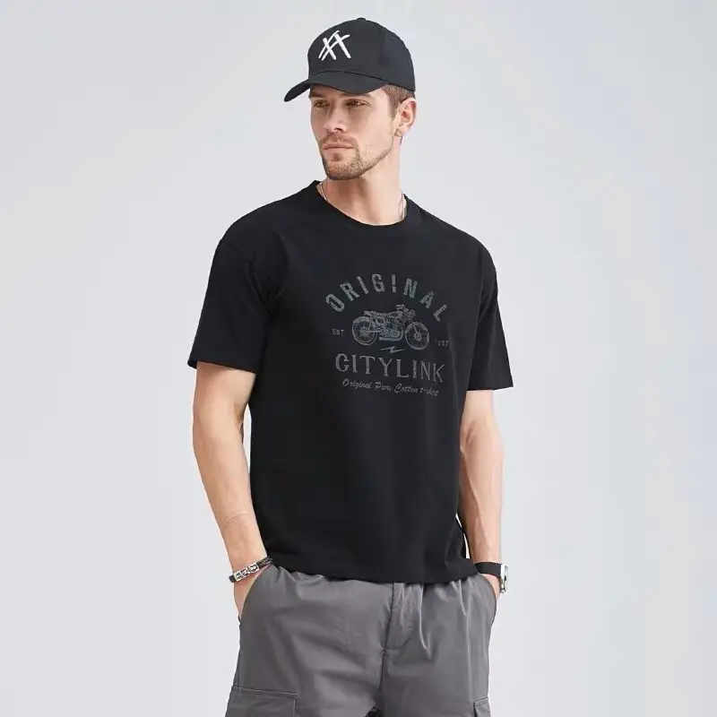 Оптовая продажа, оригинальная брендовая мужская футболка большого размера с принтом на заказ, футболка для бега, одежда для спортзала, Спортивная футболка для мужчин