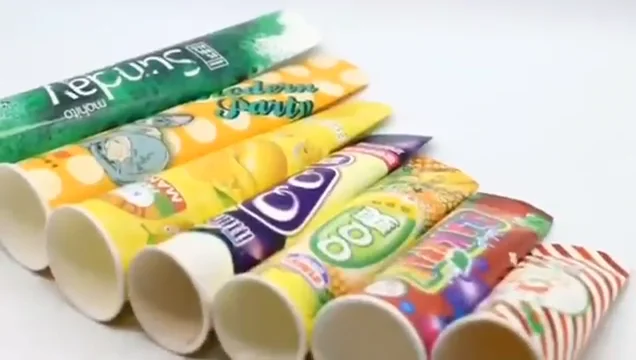 105 мл спиртовая алюминиевая чашка calippo custom пуш-ап длинная бумажная для мороженого одноразовая