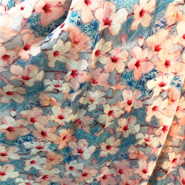 new fashion ramie tencel digital printing fabric