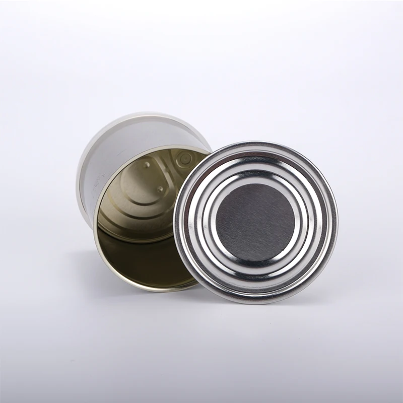 Wholesale customizable metal round packaging fresh keeping tiny container jars for food