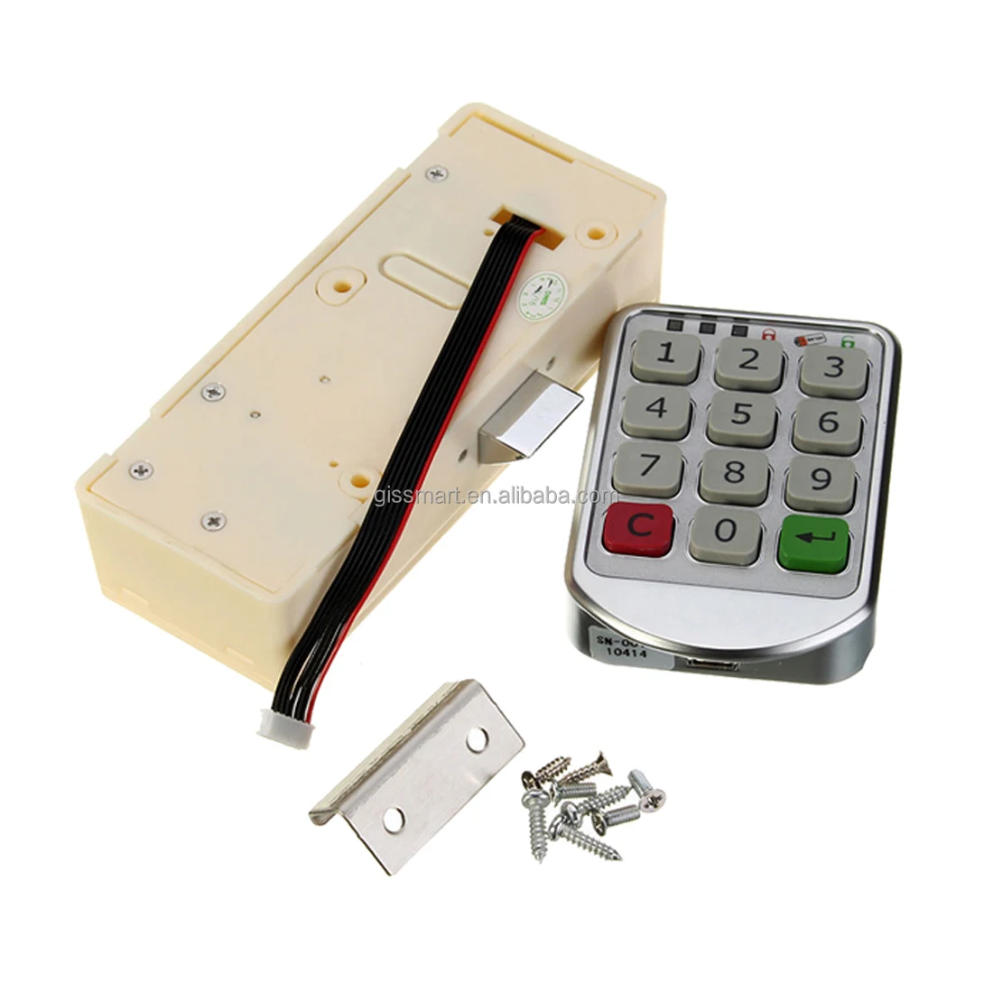 Oem Factory Public Mode One-time Electronic Password Wardrobe Digital Locks Cabinet Darwer Lock for Sauna Gym Locker Lock Keypad