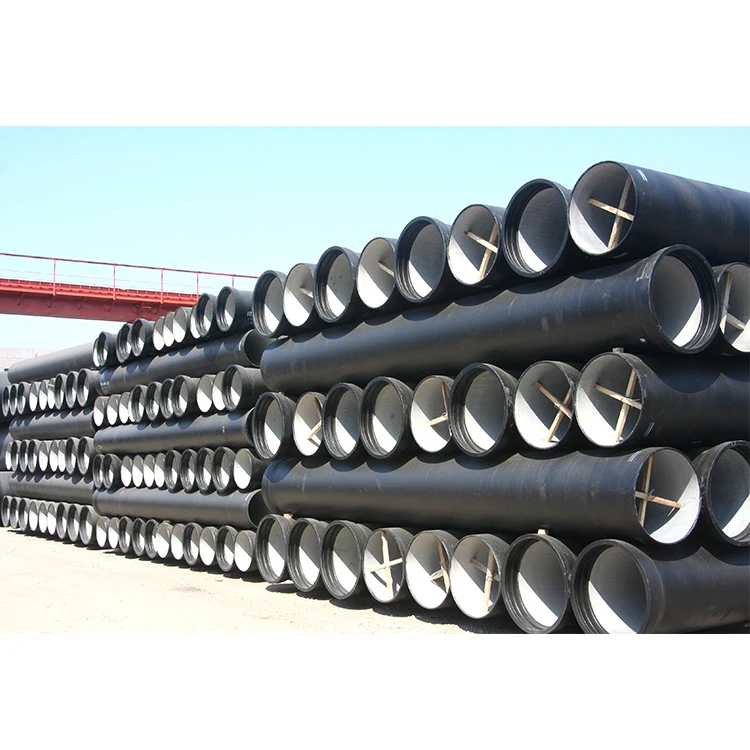 quality dn2400 OD customized length k9 class bs-en 545 200 seamless ductile cast iron pipe