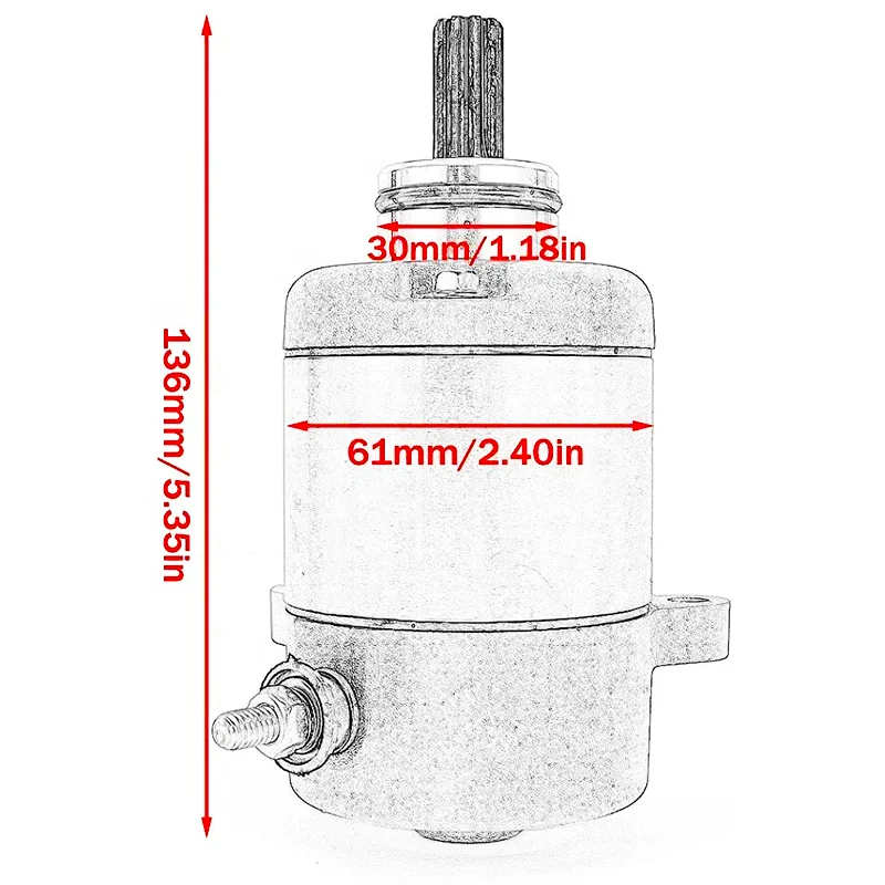 NEW SUPRA-X125 KPH Fu Neo Honda Wave 125i Dash 125 Fi Future Fi Motorcycle Starter