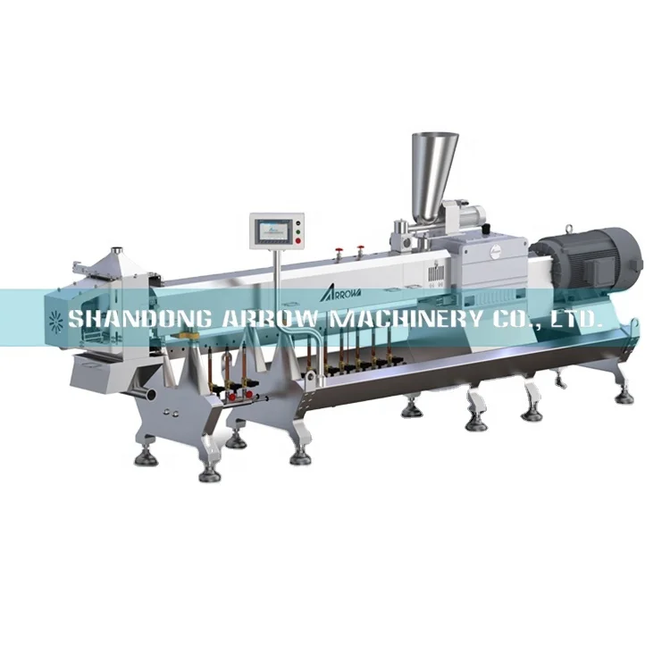 Машина для производства воздушных снеков из кукурузы машина зерновых дешевая автоматическая двухшнековый экструдер