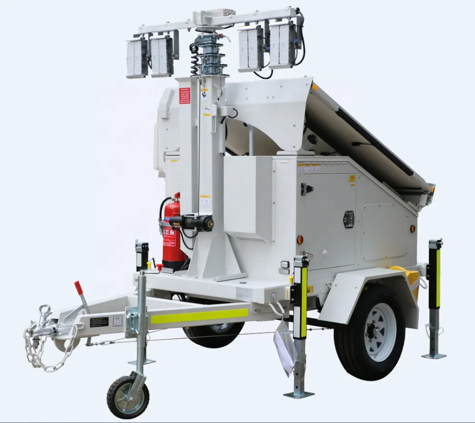 mobile solar tower DC48V led light