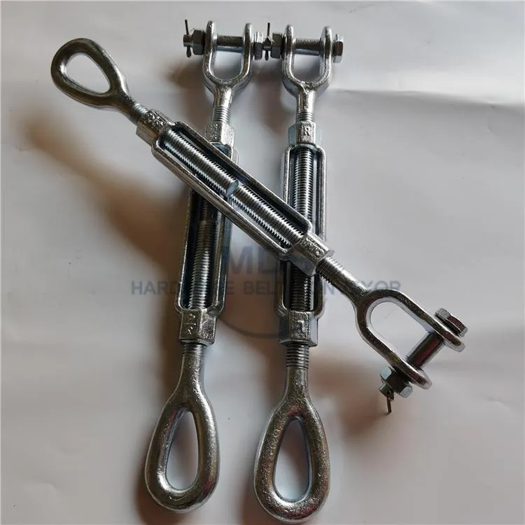 Forged steel HDG galvanized surface open body turnbuckle