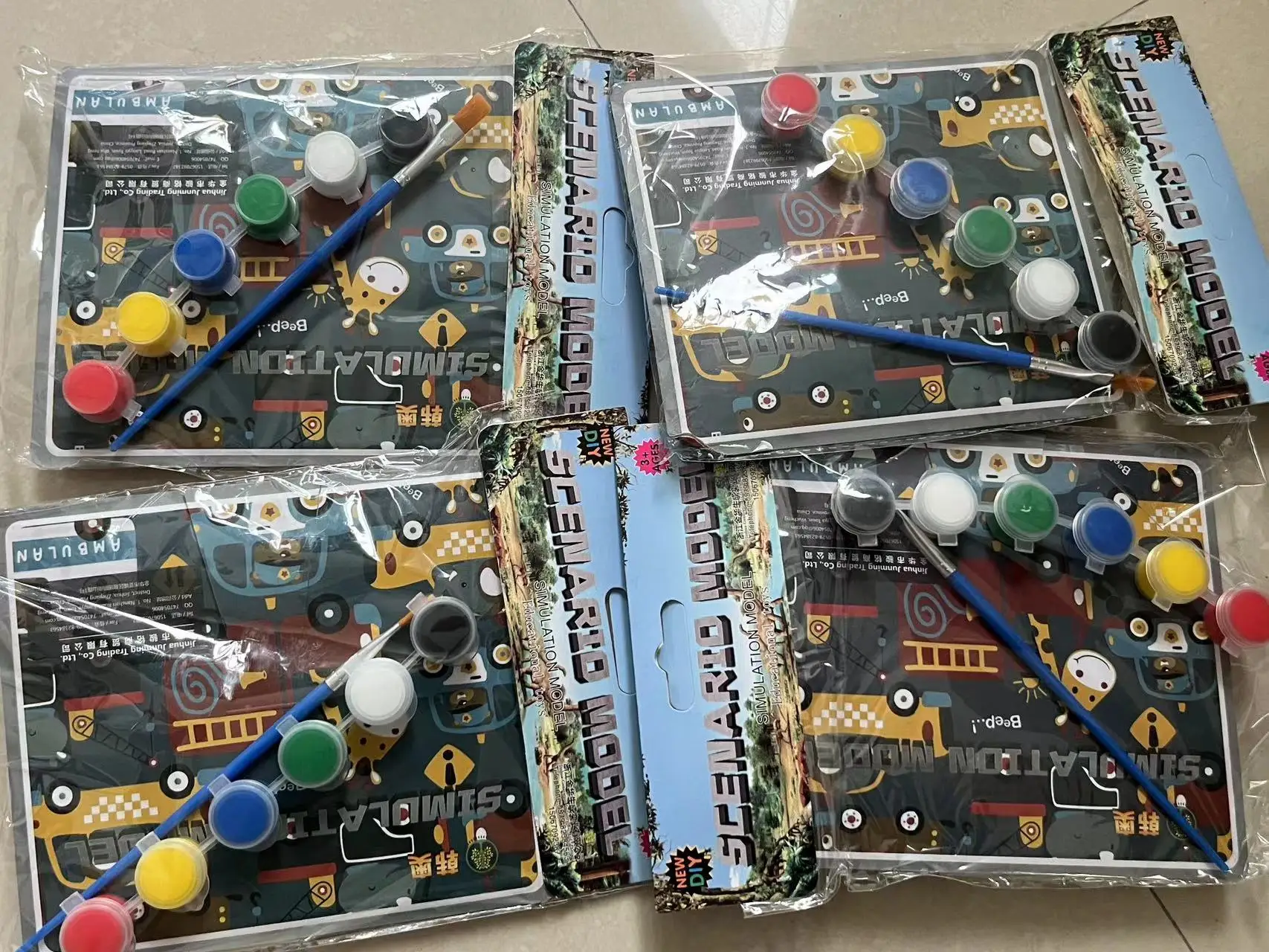 Амазонка новый дизайн Хэллоуин Рождество DIY гипсовая живопись игрушки наборы художественная развивающая игрушка для детей