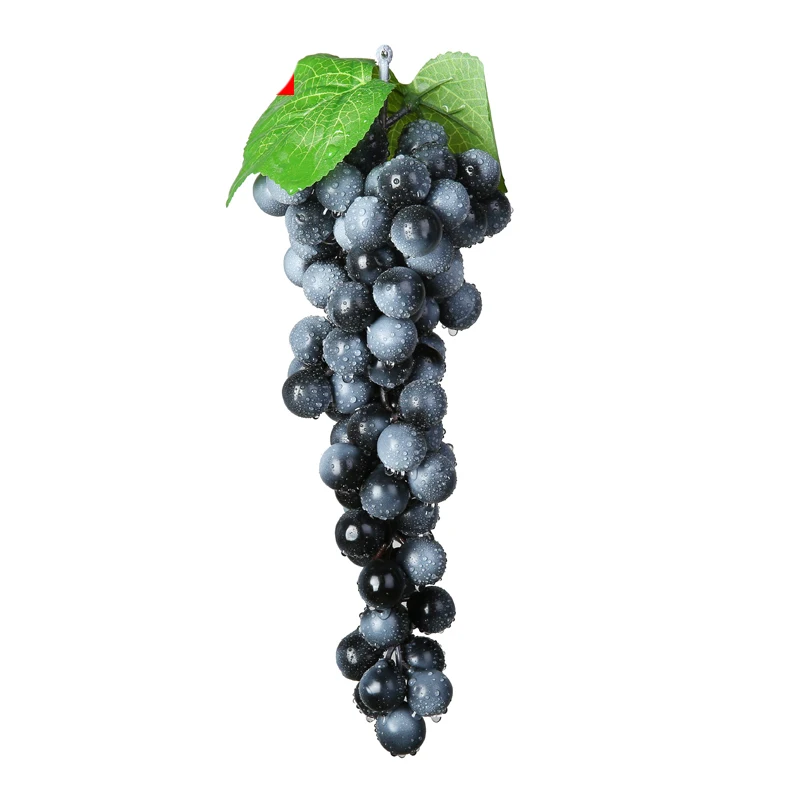 Wholesale Artificial Fruit Grape For Wedding Party Garden Vines Decoration 2021 New Simulation Grape Cluster