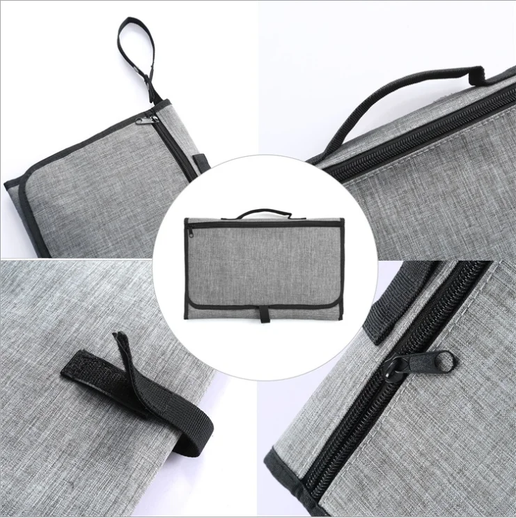 Factory Cheap Portable Foldable Baby Diaper Changing Mat Outdoor Travel Multi-functional Baby Diaper Changing Mat waterproof