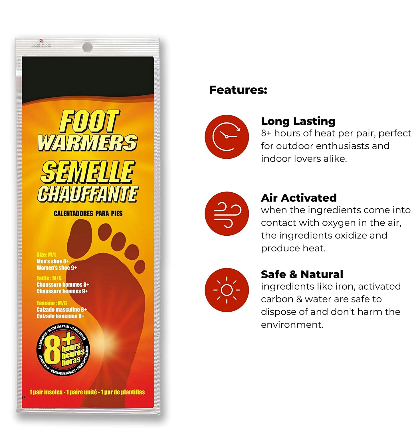 Hot Sale High Quality Heated Warmer Pad Shoes Foot Heat Patch Insole Feet Warm