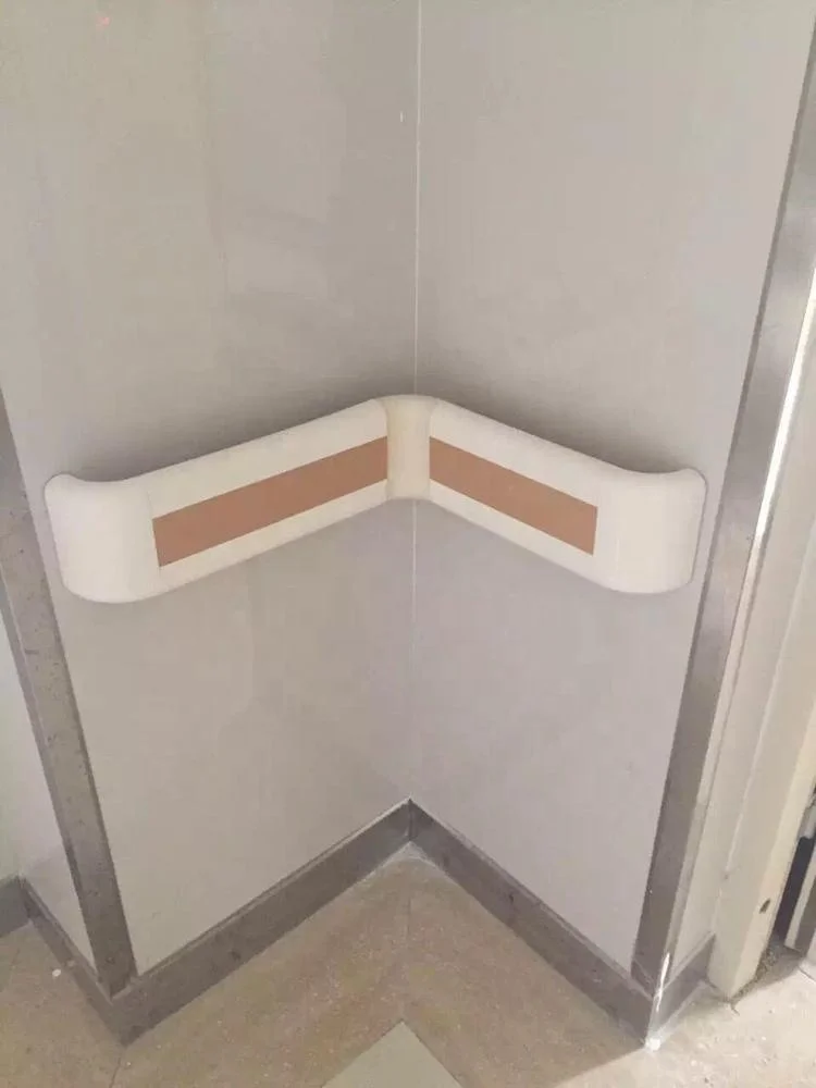 Fire proof plastic hospital pvc medical hospital corridor handrail