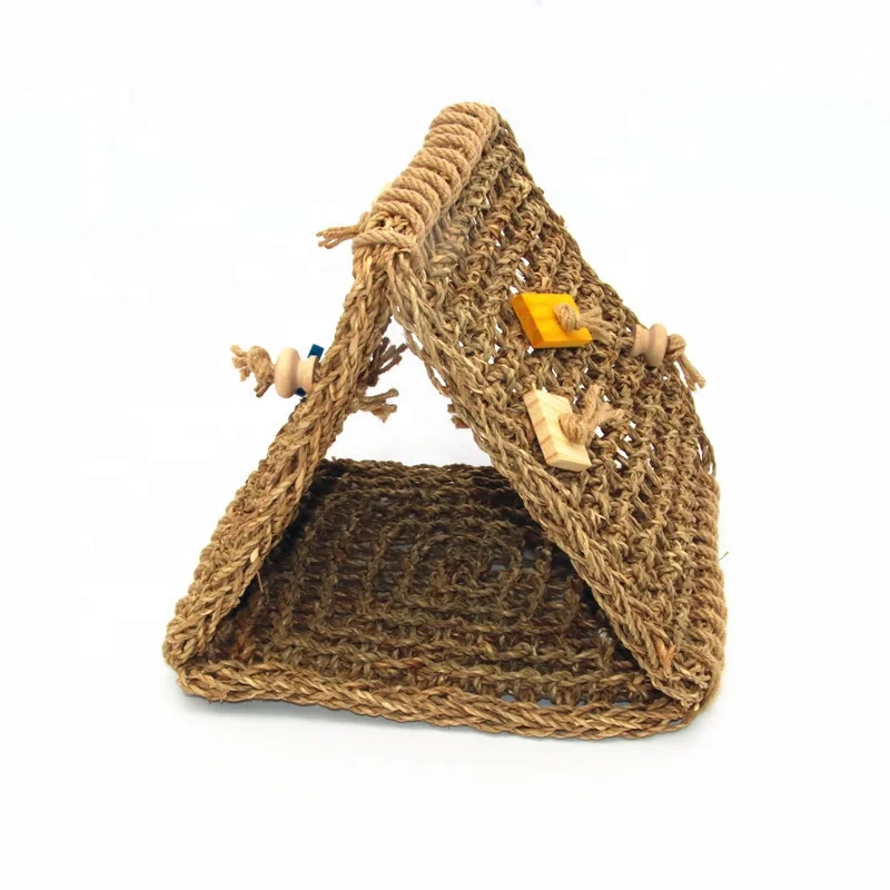 Parrot Bird Toys Rope Braided Pet Parrot Rope Chew Swing Toy Budgie Perch Coil Cage Cockatiel Toy Pet Birds Training Accessories