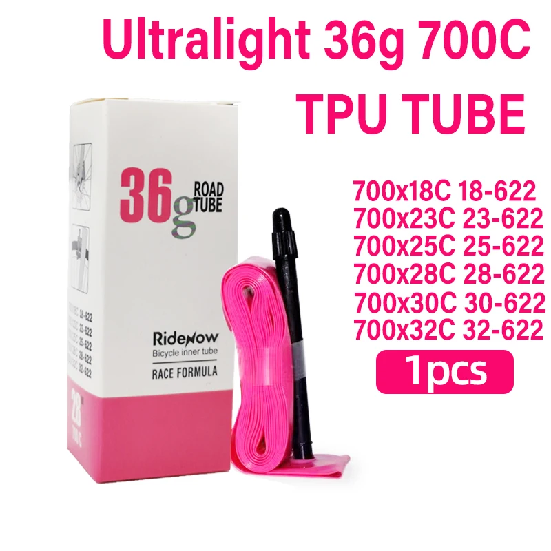 Superlight  36g RideNow  Bicycle Inner Tube 28inch 700C 65mm for Road Bike