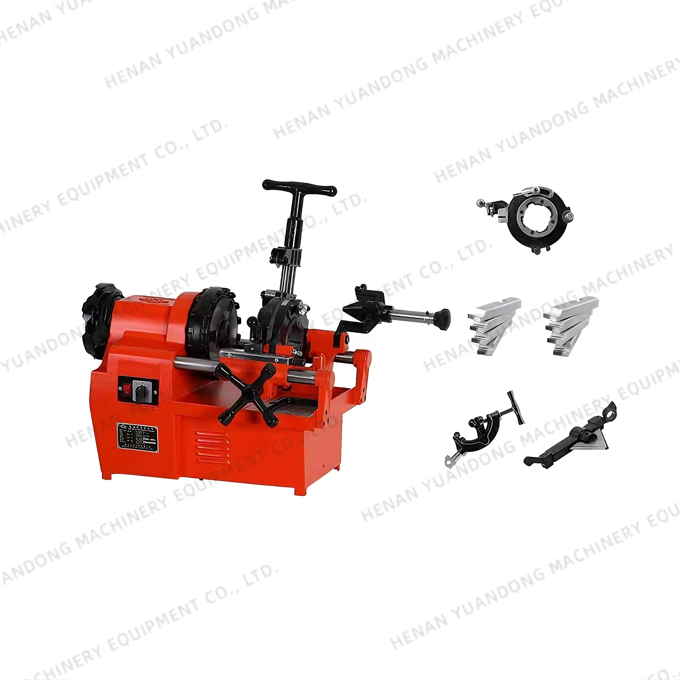 BSPT & NPT Steel Pipe Threading Machine Portable Pipe Perforating Machine Factory Direct Sales