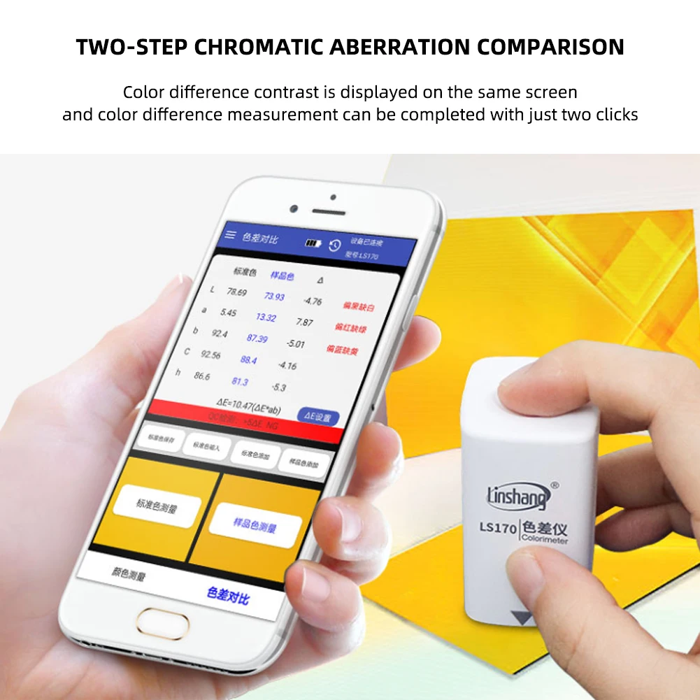 Smart Intelligent Mobile Phone App   Color Difference   Colorimeter LS170