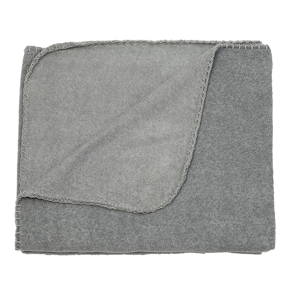 Custom Eco Friendly Global Recycled Standard Sustainable GRS Microfiber Polar Fleece Warmer Throw Blanket Manufacturer