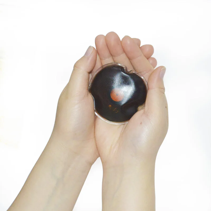 Transparent PVC Produced Portable Reusable Customized Circular Heat Pack Metal Heat Pack Instant Hand Heater