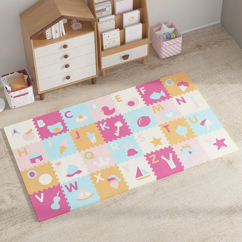 Lifttop Children Developing Play Rugs Baby Play Mats Number Letter Cartoon EVA Foam Puzzle Mats