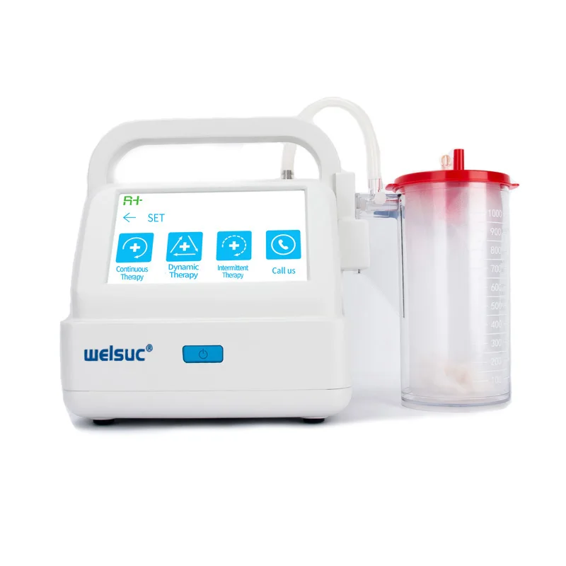medical equipment for wound care NPWT vacuum pump VAC device three therapy mode negative pressure wound therapy machine