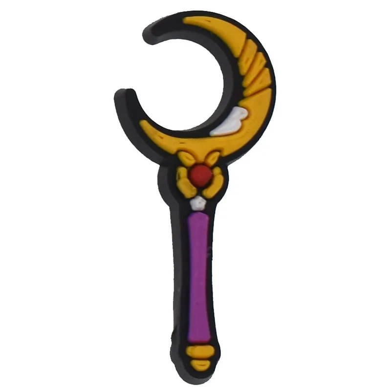 2024 Factory Customized Design Sailor Moon Cartoon clog Fashion PVC soft custom Shoe Charms Accessories for Shoes designer charms