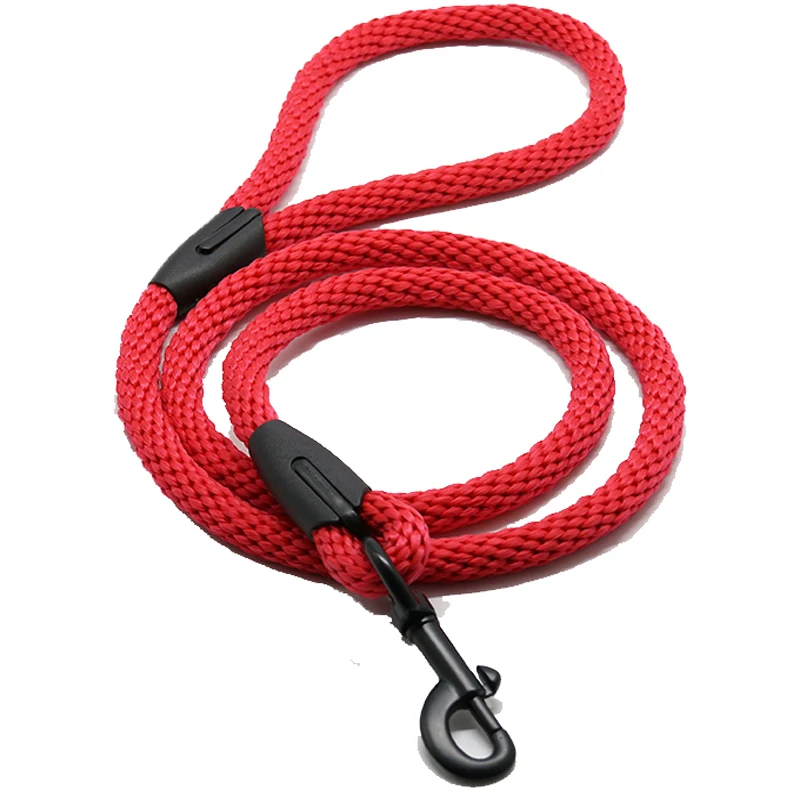 Premium Quality Pink PP Nylon and Cotton Dog Rope Leash Lead Reflective Mountain Climbing Collar for Pets Made from Polyester