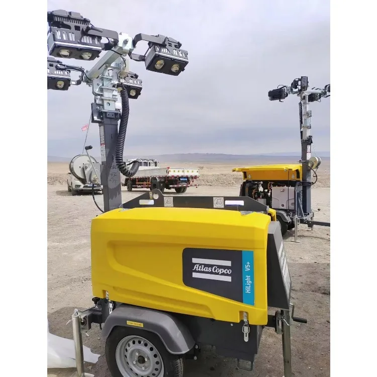 Брендовые продажи HiLight V4 7 5 м вертикальное ручное светодиодное аварийное освещение автомобиля для горного дизель-генератора портативные световые башни