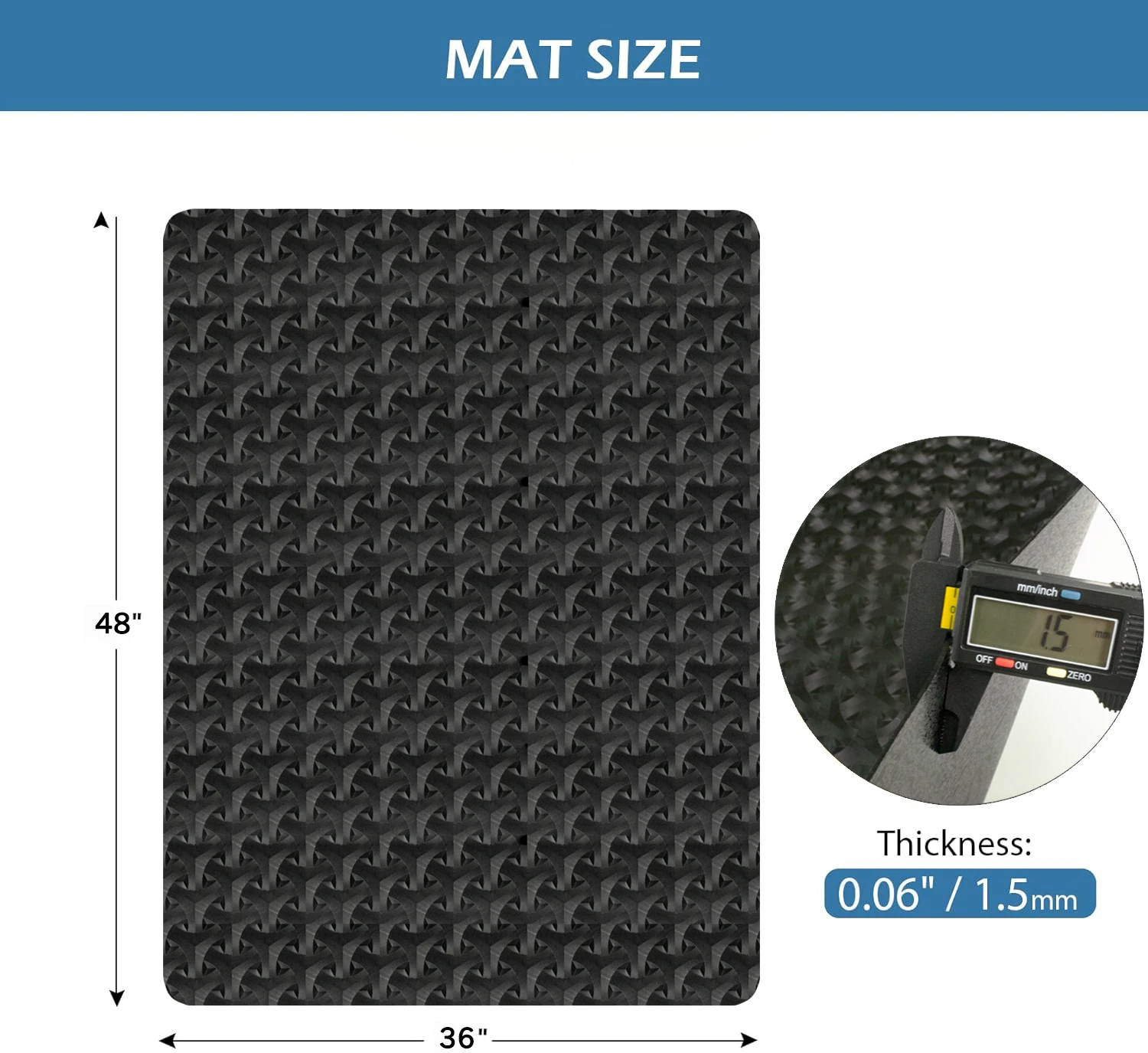 Chair Mat for Hardwood Floor 30 X 48 Inches Rectangle Floor Mats