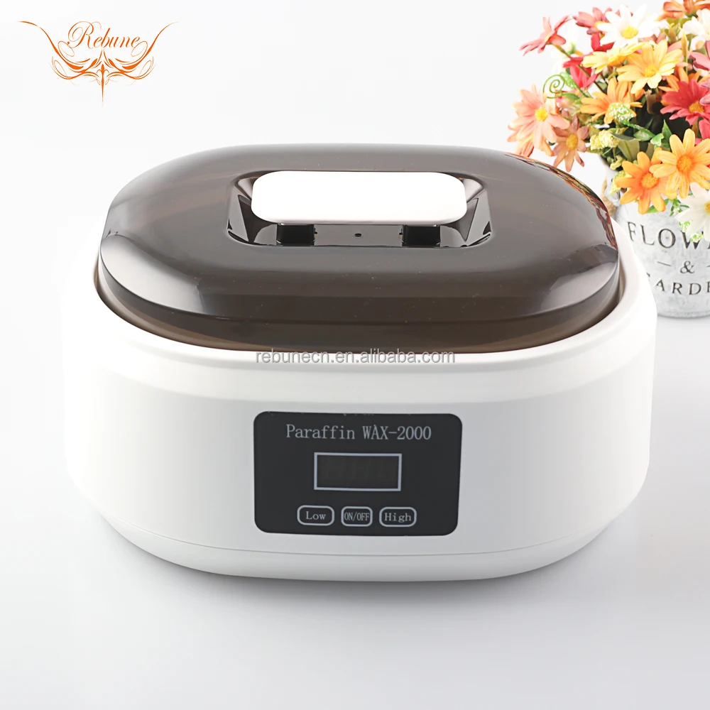 REBUNE Black Paraffin Wax Heating Machine Digital Paraffin Wax Warmer for Beauty Skin